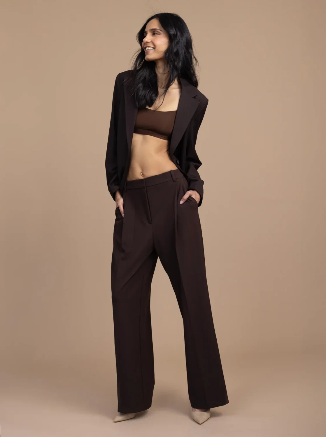 Yashi Verma James in an editorial fashion portrait